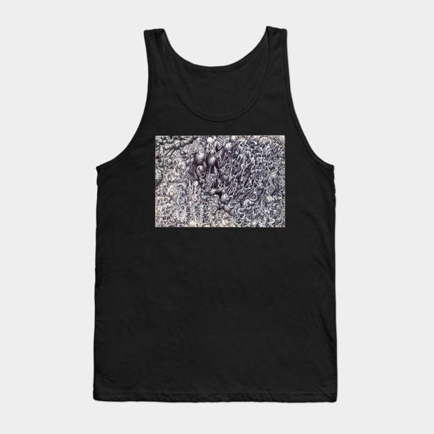 Organic Eruption Tank Top by Backbrain